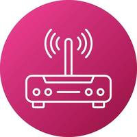 Modem Icon Style vector