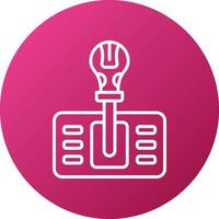 Gearshift Icon Style vector