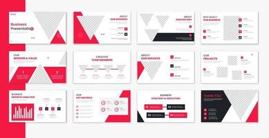 Corporate template presentation design , business presentation for brochure, company profile, portfolio, annual report vector