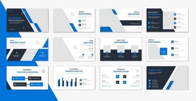 Corporate template presentation design , business presentation for brochure, company profile, portfolio, annual report vector