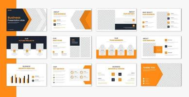 Corporate template presentation design , business presentation for brochure, company profile, portfolio, annual report vector