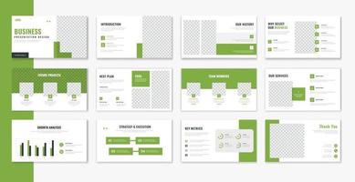 Corporate template presentation design , business presentation for brochure, company profile, portfolio, annual report vector