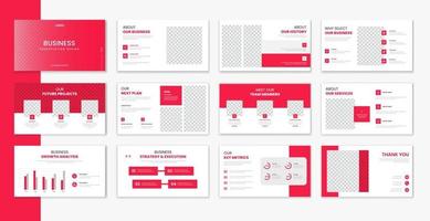 Corporate template presentation design , business presentation for brochure, company profile, portfolio, annual report vector