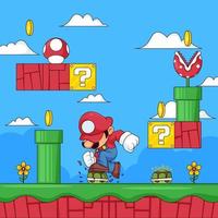 A Plumber's Adventure Game vector