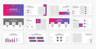 Corporate template presentation design , business presentation for brochure, company profile, portfolio, annual report vector