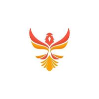 águila alas volador águila logo diseño vector