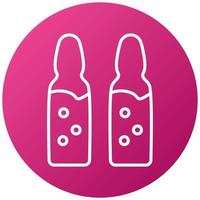 Ampoule Icon Style vector