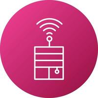 Smart Blind Icon Style vector
