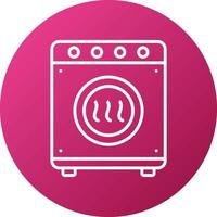 Drying Machine Icon Style vector