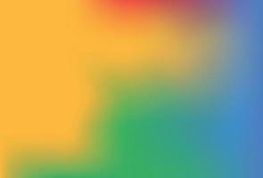 Smooth and blurry colorful gradient mesh background. Modern bright rainbow colors. Easy editable soft colored vector banner template