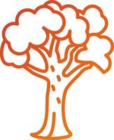 Deciduous Tree Icon Style vector