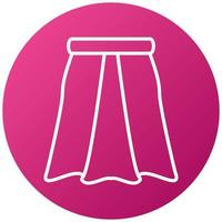 Skirt Icon Style vector