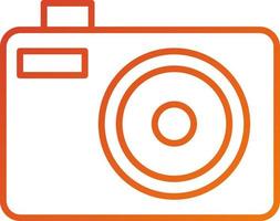 Compact Camera Icon Style vector