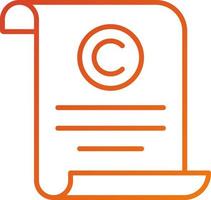 Copyright Icon Style vector