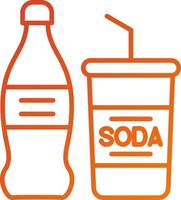 Soda Icon Style vector