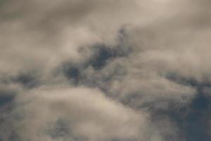 Stormy weather and dark clouds photo