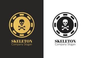 Skeleton Logo Template vector