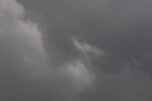 Stormy weather and dark clouds photo