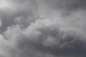 Stormy weather and dark clouds photo