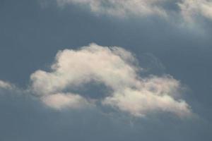 Stormy weather and dark clouds photo