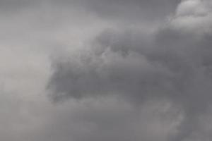 Stormy weather and dark clouds photo