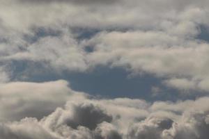 Stormy weather and dark clouds photo