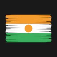 Niger Flag Brush Vector