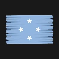 vector de bandera de micronesia