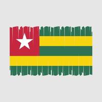 vector de bandera de togo