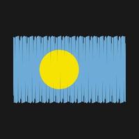 Palau  Flag Vector Illustration