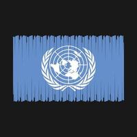 United Nations Flag Vector Illustration