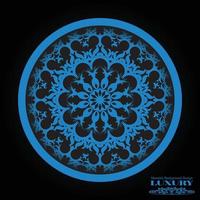 Clean luxury mandala design template vector