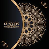 Clean luxury mandala design template vector