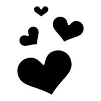 Hearts vector icon