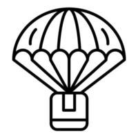 Parachute vector icon