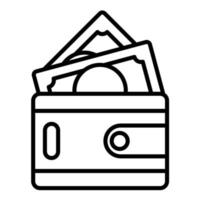 Money Wallet vector icon