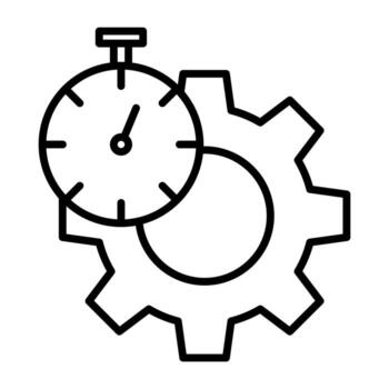 Efficiency vector icon
