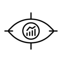 Vision vector icon