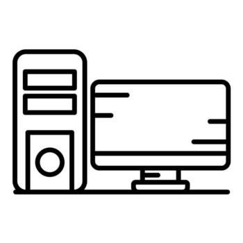 Computer vector icon