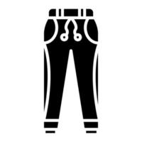 Trousers vector icon