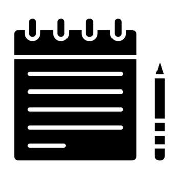 Notebook vector icon