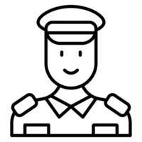 Policeman vector icon