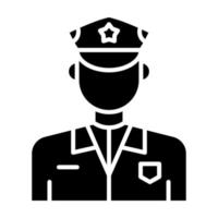 Officer vector icon