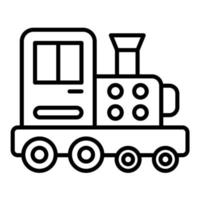 Locomotive vector icon