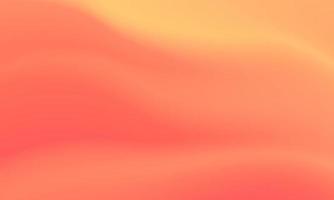 abstract wavy gradient orange modern wallpaper background vector