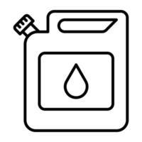 Oil Canister vector icon