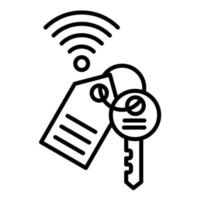 Smart Key vector icon