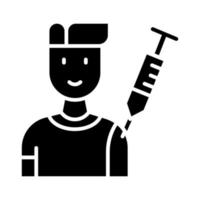 Male Patient vector icon