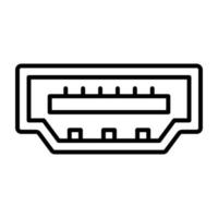 Hdmi Port vector icon