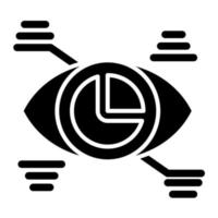 Company Vision vector icon